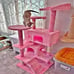 NEW Pink 54 Inches Cat Tree Tower for Indoor Cats Kitten Cat Cute Furniture Toy