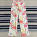 PJ Salvage Women’s Super Soft Pajama Pants Floral Flower Size XS Pockets
