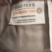 Luna Adult Okeo-Tex Cooling Cotton Weighted Blanket, 60x80 17lbs, Grey/Grey