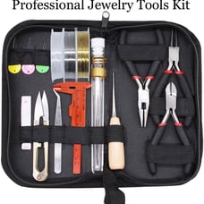 Jewelry Making Crafting Beading Tools Kit w BEADS BONUS BUNDLE