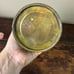 Vintage Solid Brass Tobacco Humidor Canister with lid Wild Big Game Rhino Lion