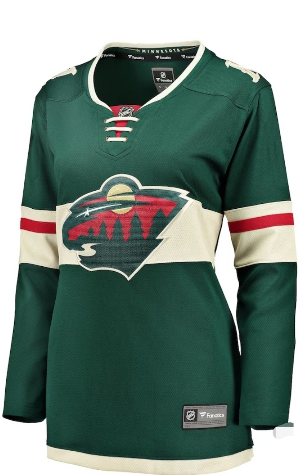 Fanatics Minnesota Wild 'Zach Parise' Breakaway Jersey.