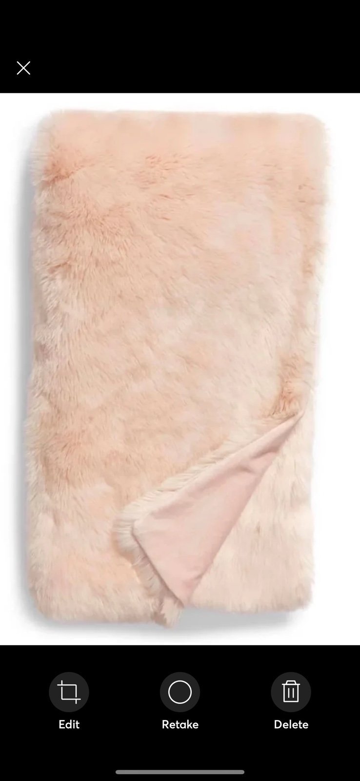 NORDSTROM AT HOME Cuddle Up Faux Fur Throw
