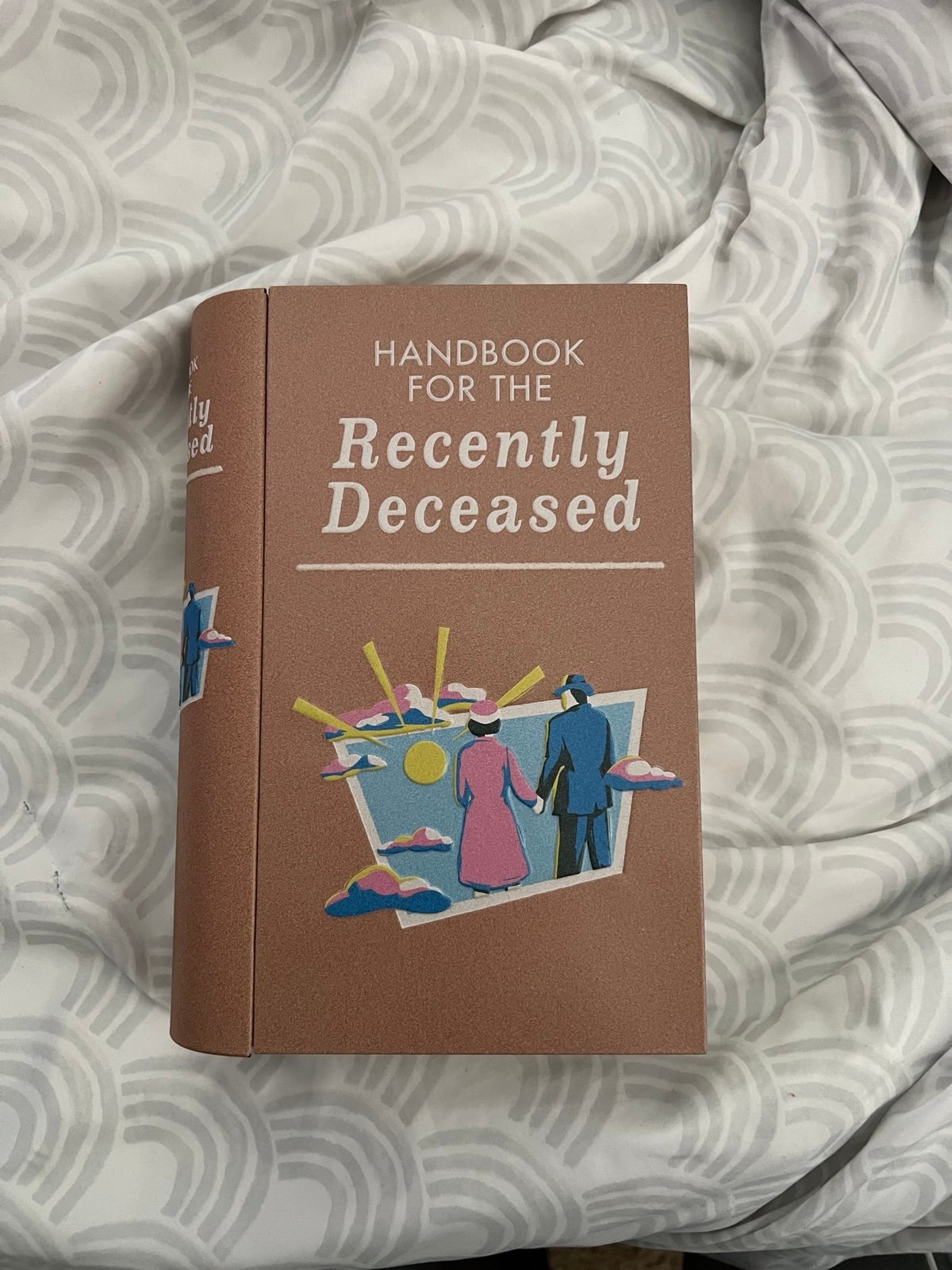 Beetlejuice Popcorn Tin - Handbook for the Recently Deceased