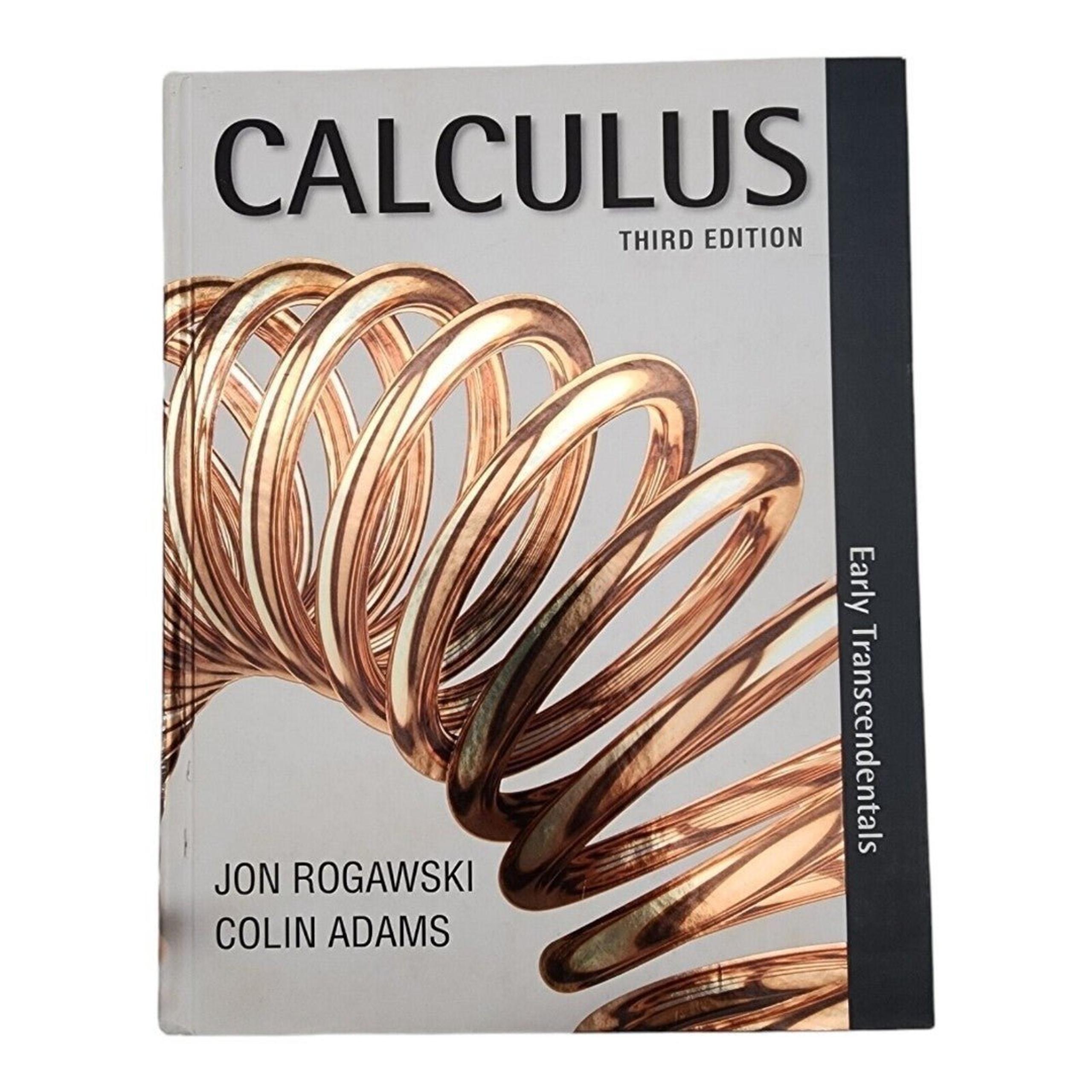 Calculus: 3rd Edition by Rogawski & Adams Hardcover Macmillan