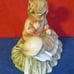 Original 1950's Hummel Angel & Child Candle Holder Fine Porcelain Figurine - TMK