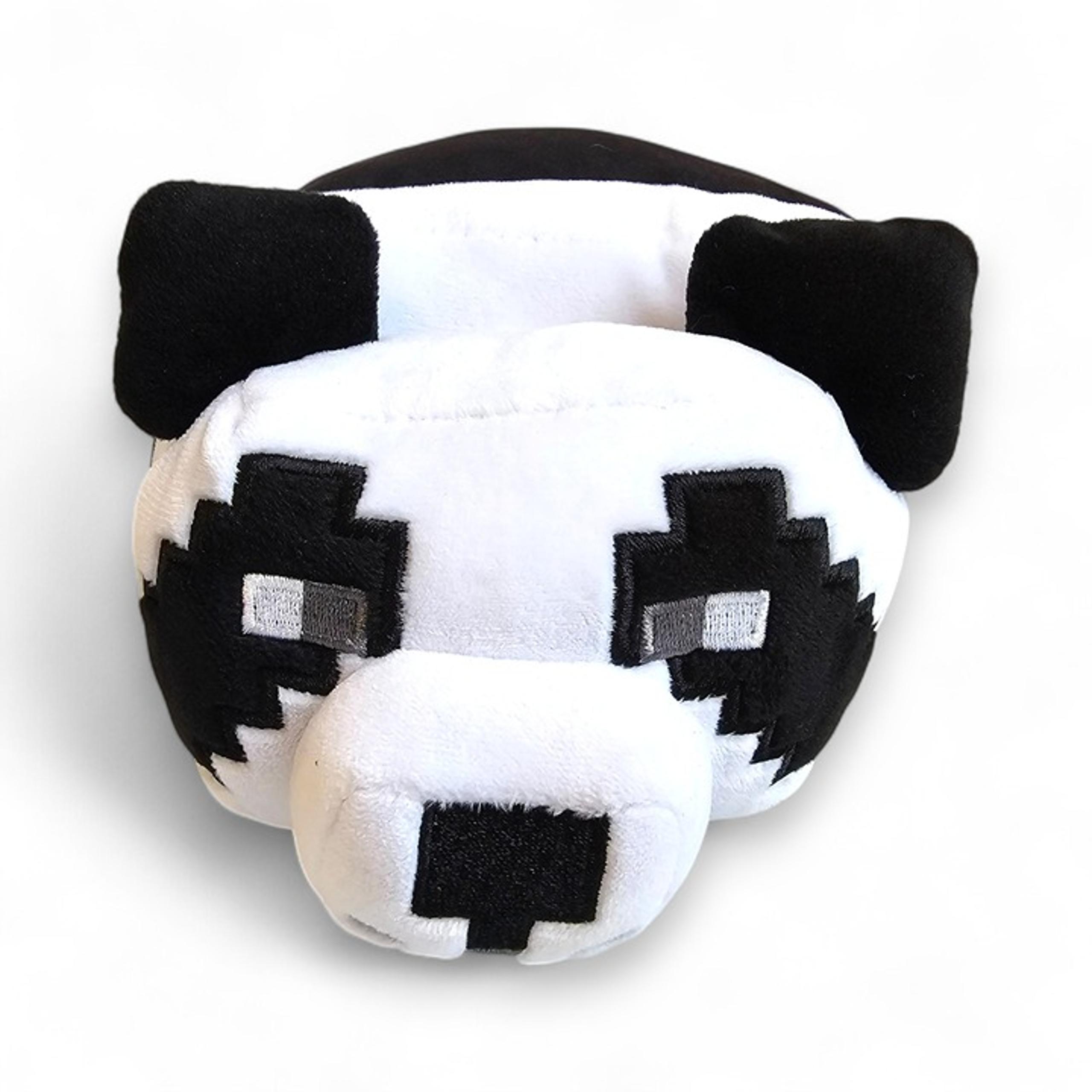 Mattel Mojang Studios Minecraft Panda Bear Plush Stuffed Animal White 2023 9"