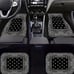 4 Pieces Premium Paisley Car Floor Mats - Durable and Elegant Protection for Car