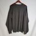 Cellinni Collezione Wool Blend Sweater Mens Size XL V Neck Stiched Knit Gray Red