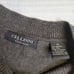 Cellinni Collezione Wool Blend Sweater Mens Size XL V Neck Stiched Knit Gray Red