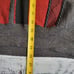 Cellinni Collezione Wool Blend Sweater Mens Size XL V Neck Stiched Knit Gray Red