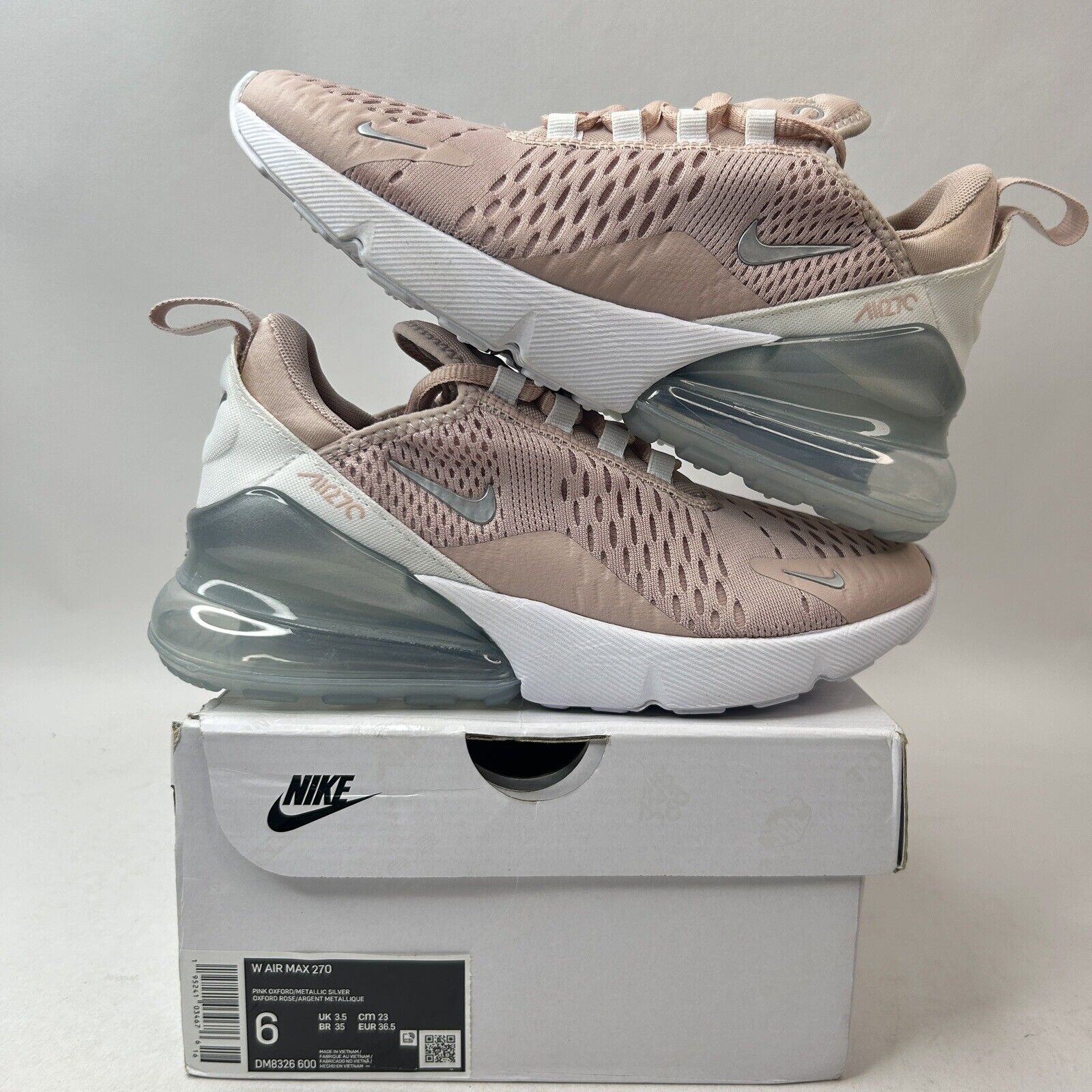 Nike Shoes Air Max 270 WMNS Pink Oxford 2024