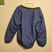 HUF Pacsun Simon Navy Blue Nylon Yellow Lined Sherpa Jacket Medium