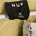 HUF Pacsun Simon Navy Blue Nylon Yellow Lined Sherpa Jacket Medium