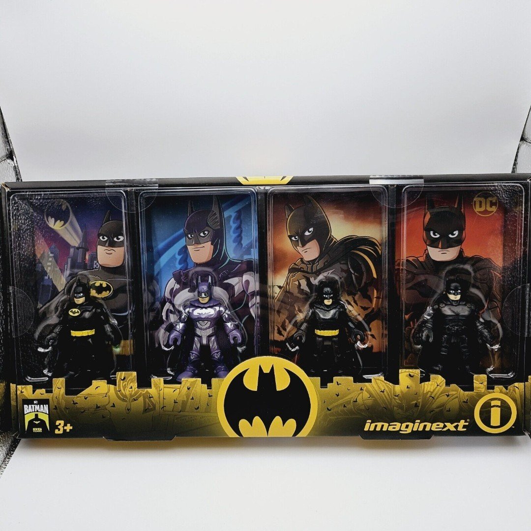 Imaginext DC Super Friends Batman 85th Anniversary Collection Movie Figure Set
