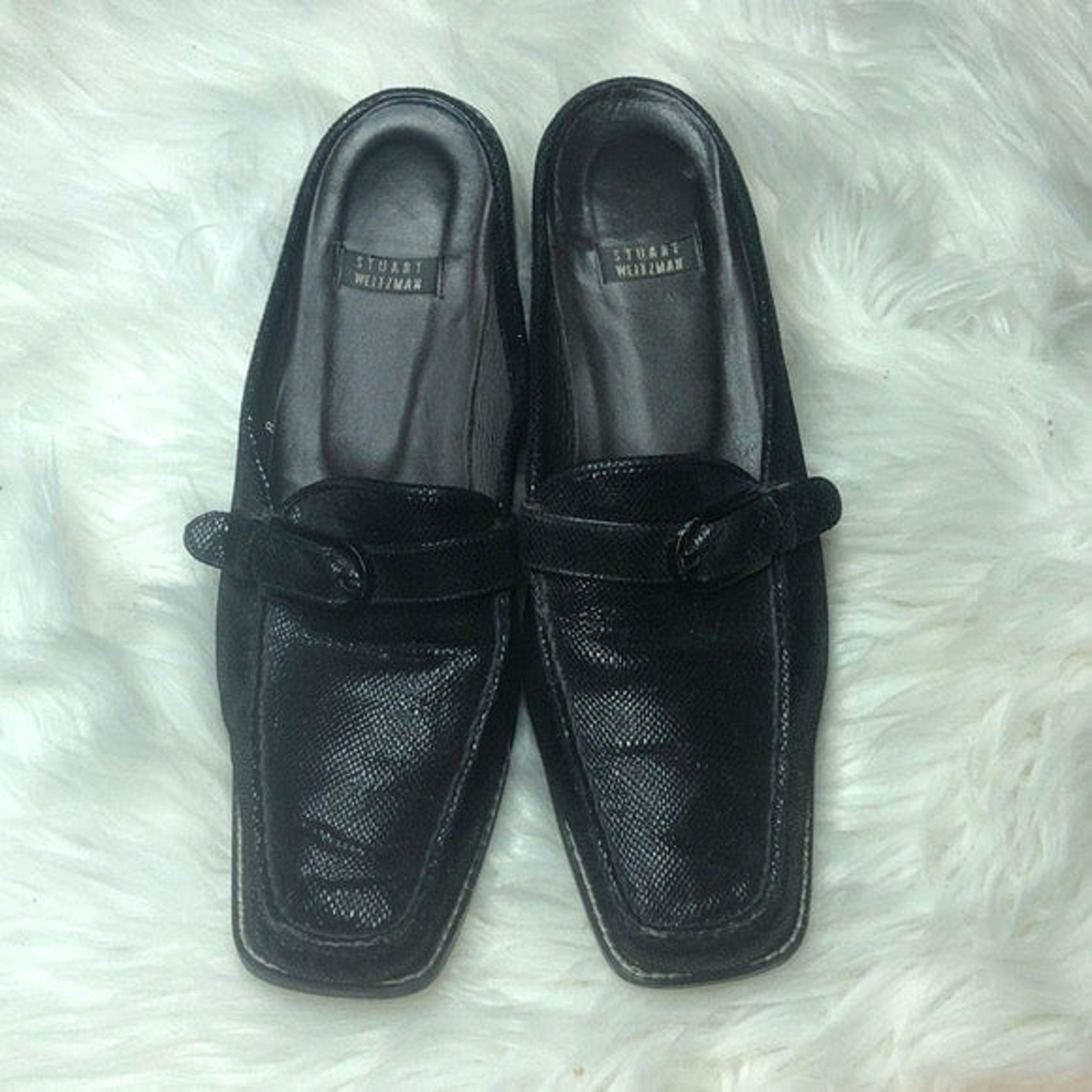 Stuart Weitzman Black Slip-ons Size 8