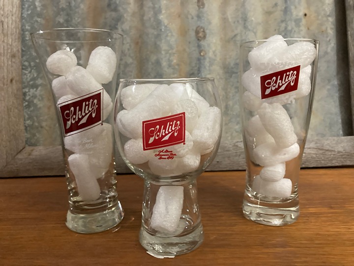 Joseph Schlitz beer brewery Milwaukee vintage brewing drinking glasses glassware