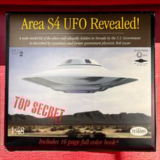 VTG 1994 AREA S4 UFO SPACECRAFT REVEALED, TOP SECRET TESTORS 1:48 SCALE
