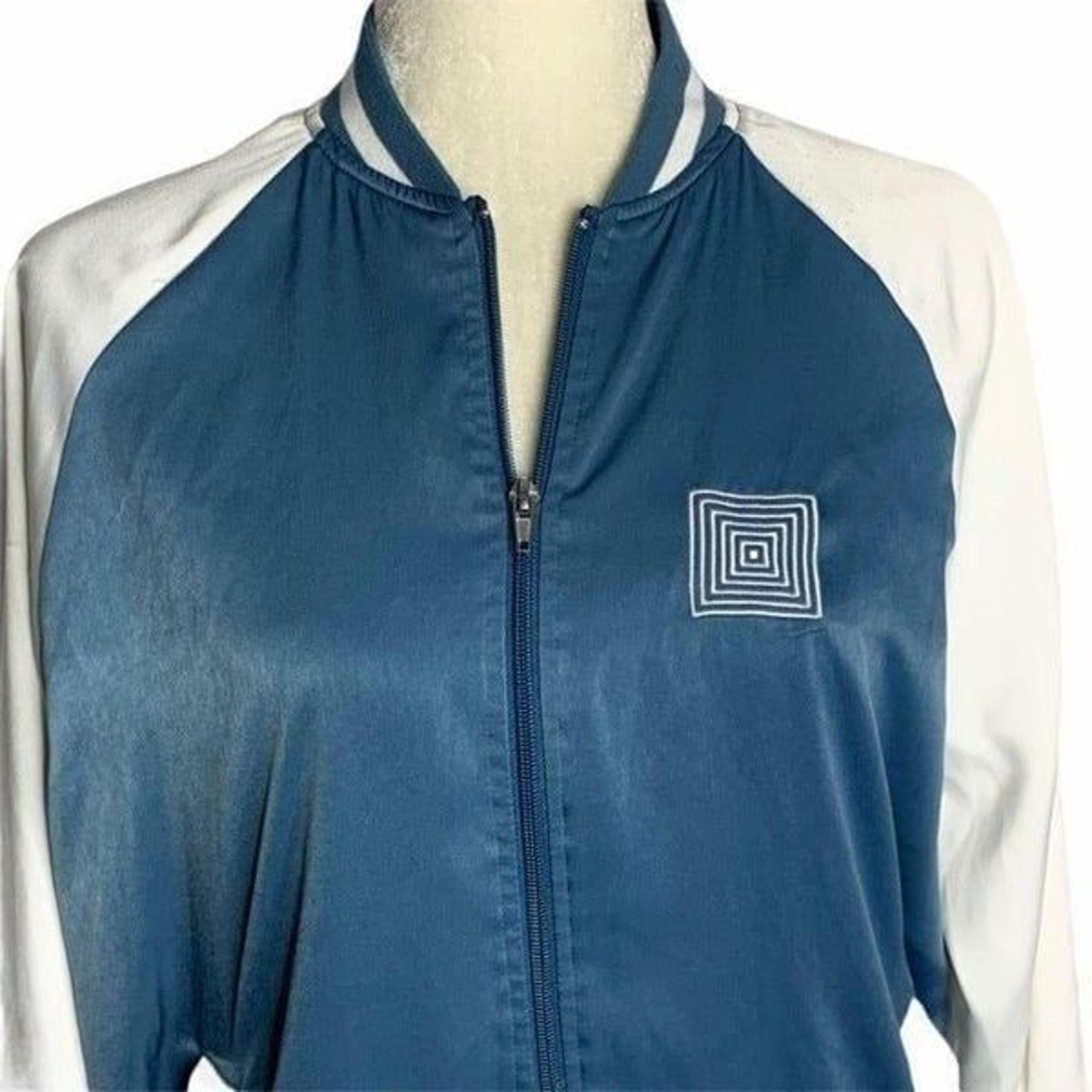 LulaRoe Stevie Bomber Jacket S Blue