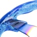 JDM Universal 6-Hole 326mm Vip Blue Crystal Bubble Burnt Spoke Steering Wheel