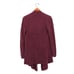 NWT Barefoot Dreams CozyChic Lite Island Wrap Cardigan Sweater Burgundy Open S M