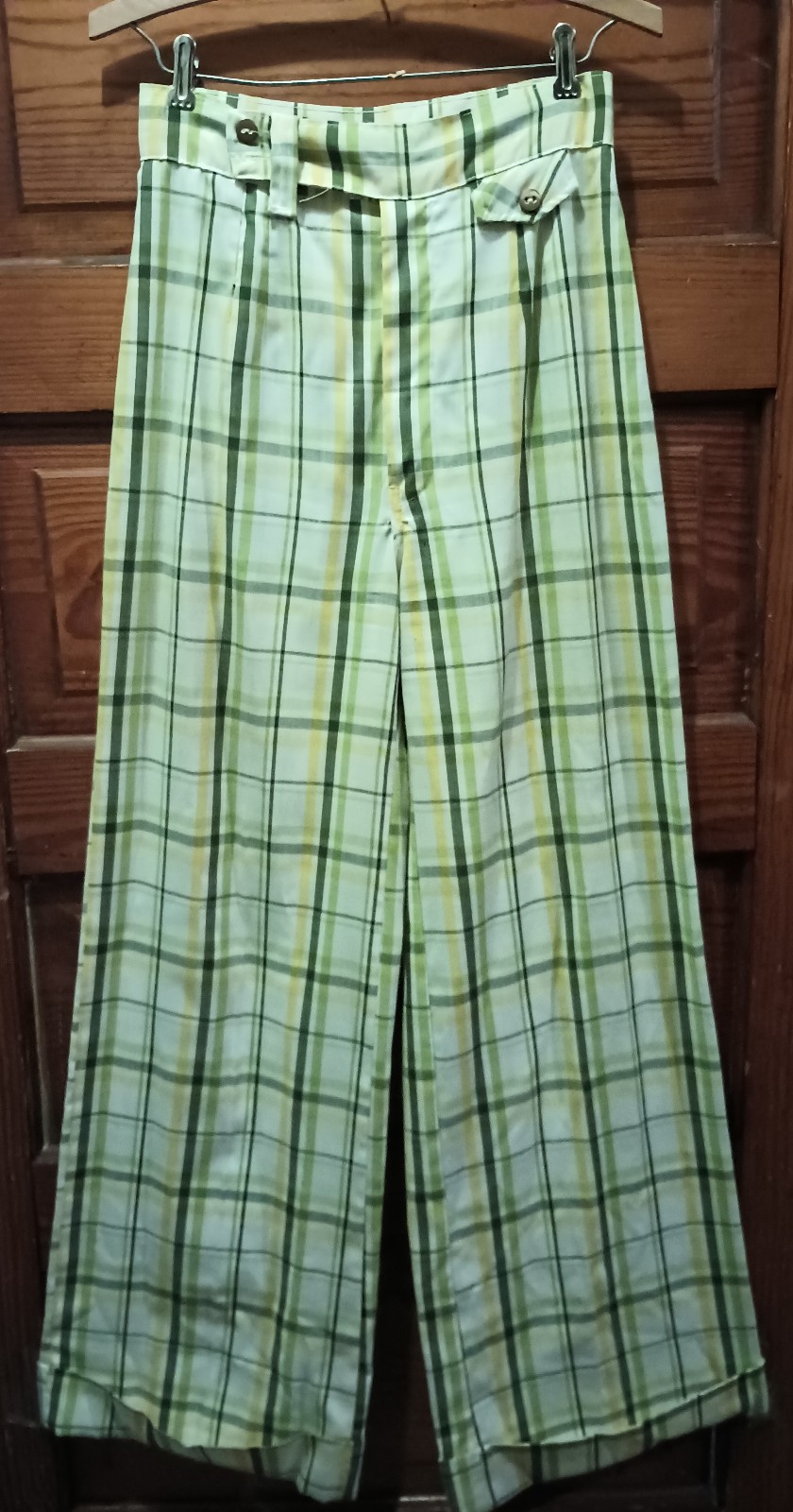 Pants vintage plaid