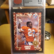 1991 *** EMMITT SMITH ROOKIE OF THE YEAR *** AUTOGRAPH