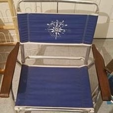 (2) Vintage Beach Folding Chairs