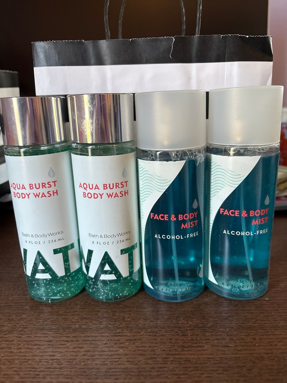 Bath and body works Water body wash and face mist
