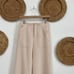 STAUD Neutral Beige Minimalist High Rise Wide Leg Trousers Dress Pants 2
