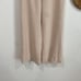 STAUD Neutral Beige Minimalist High Rise Wide Leg Trousers Dress Pants 2