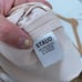 STAUD Neutral Beige Minimalist High Rise Wide Leg Trousers Dress Pants 2