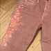 DRIFTWOOD Pink Cropped Ankle Jeans with Distressed Details size 29