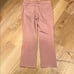 DRIFTWOOD Pink Cropped Ankle Jeans with Distressed Details size 29