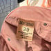 DRIFTWOOD Pink Cropped Ankle Jeans with Distressed Details size 29