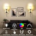 Wireless Battery-Operated Wall Sconces
