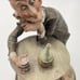 Capodimonte Giuseppe Cappe Figurine Old Man Sitting Drinking 10