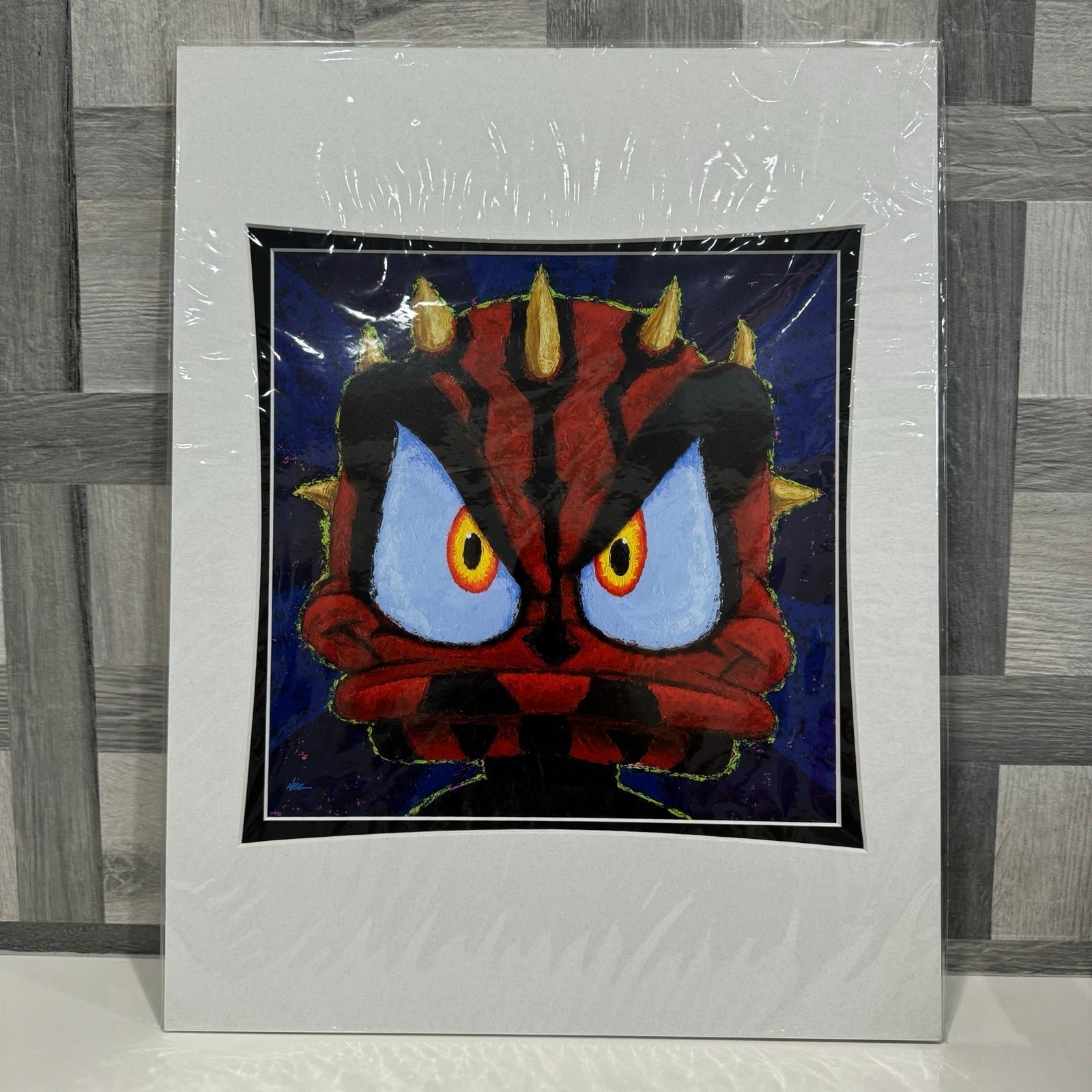 Donald Duck as Darth Maul fine art