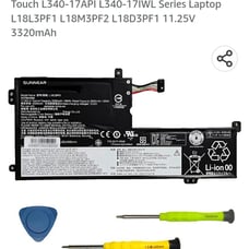 New in box SUNNEAR rechargeable replacement battery for 6 models Lenovo Ideapad
