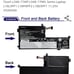 New in box SUNNEAR rechargeable replacement battery for 6 models Lenovo Ideapad