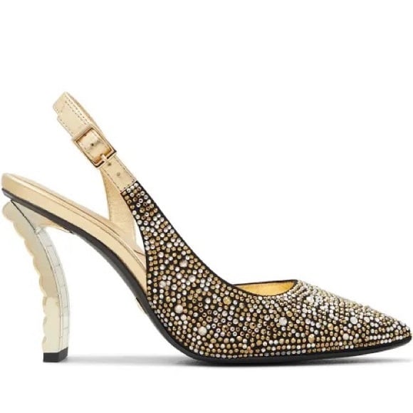 ALDO Metallic beautiful black & gold shoes- Radia. Brand New!!