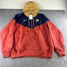 NIKE Pumas UNAM Windrunner Hooded Zip Up Jacket Mens Size XL Soccer Football