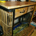 Wicker desk