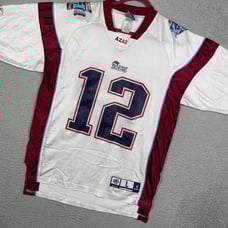 Tom Brady New England Patriots 2007 Reebok Super Bowl 42 XLII Jersey