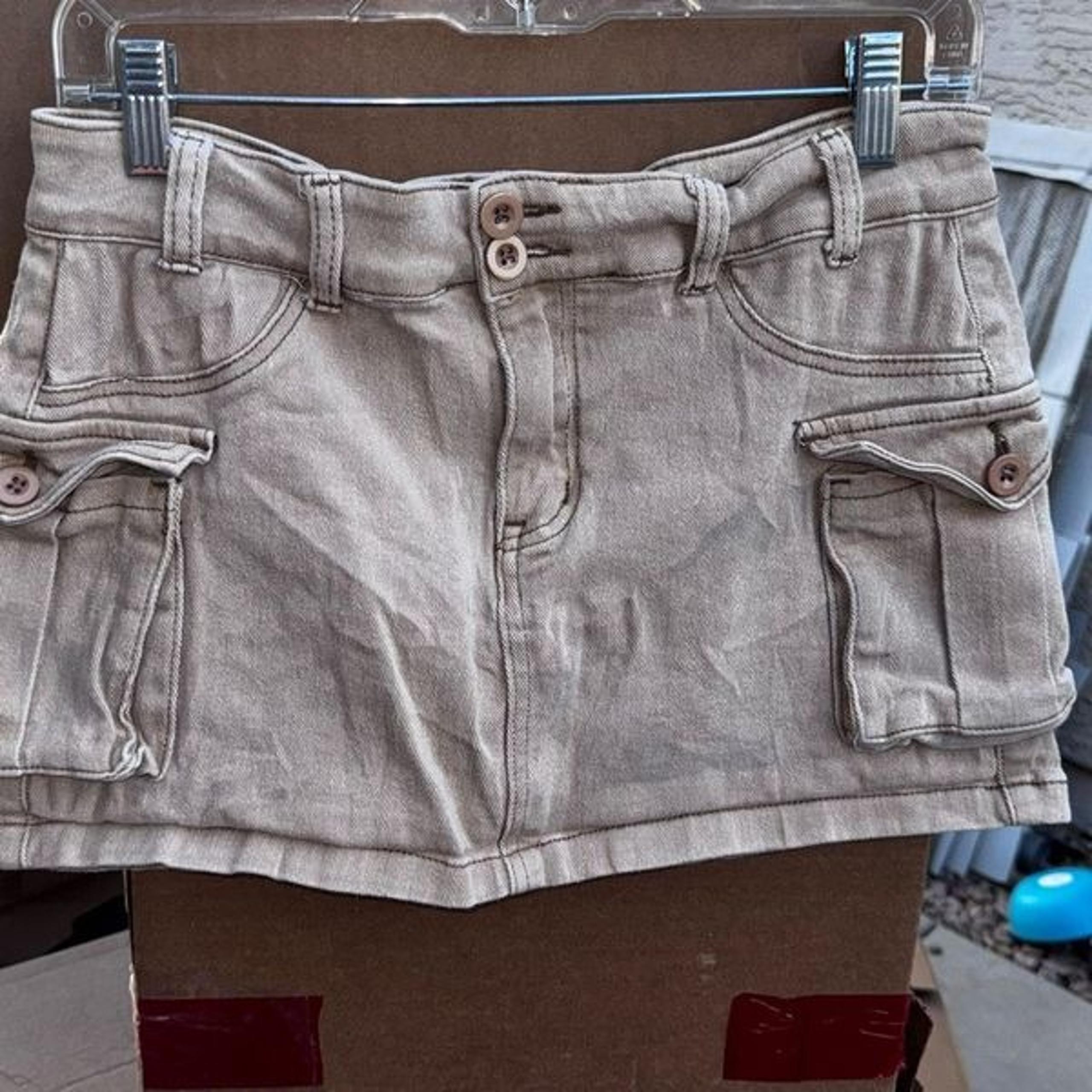 Denim Skirts Unbranded and Highway Jeans cargo Mix Lot of 2 Medium