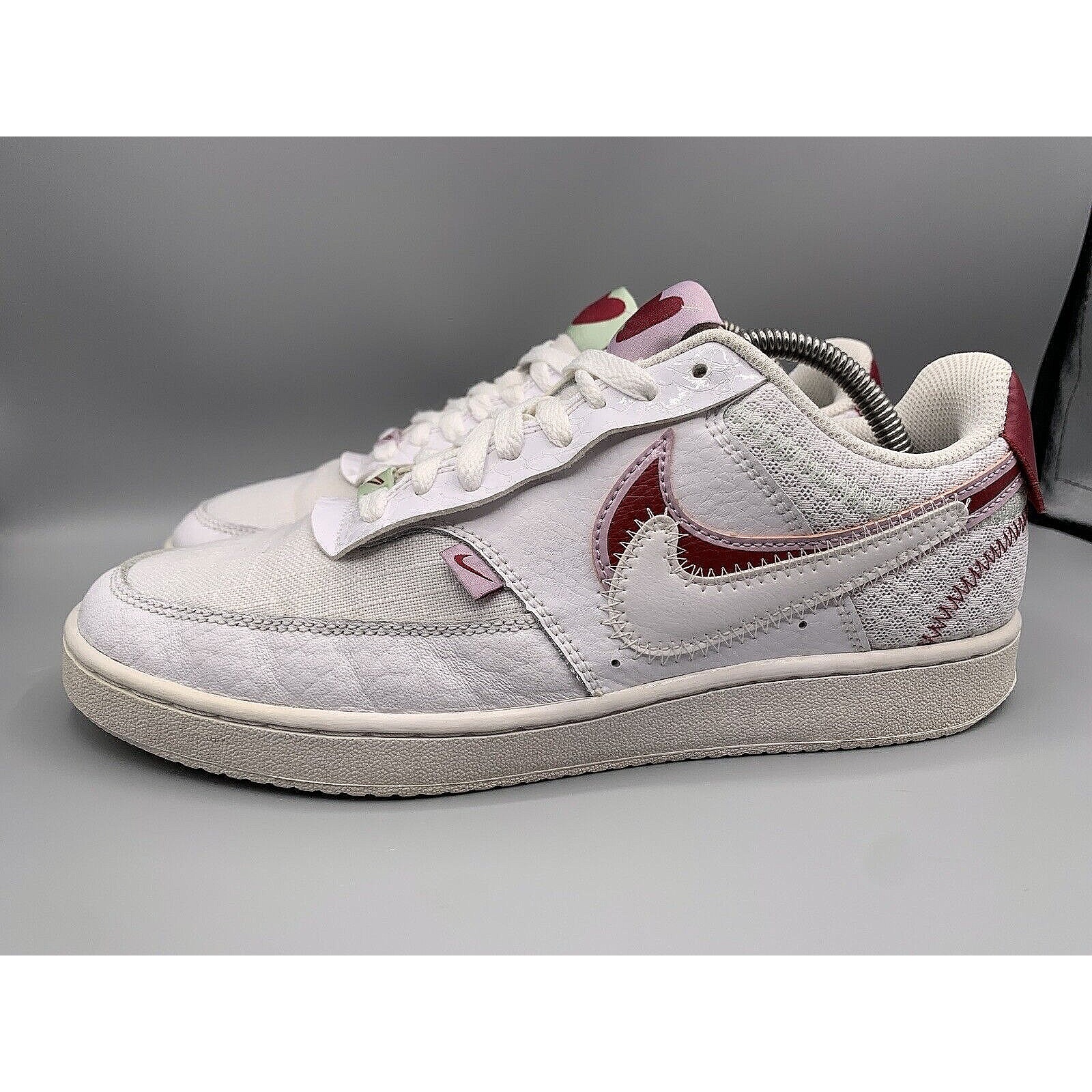 NIKE COURT VISION LOW PREMIUM Running Athletic Shoes CI7827-100 Women's Size 8.5