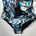 Calvin Klein MULTI Twist Tummy Control One-Piece Swimsuit US 6