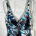 Calvin Klein MULTI Twist Tummy Control One-Piece Swimsuit US 6