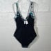 Calvin Klein MULTI Twist Tummy Control One-Piece Swimsuit US 6