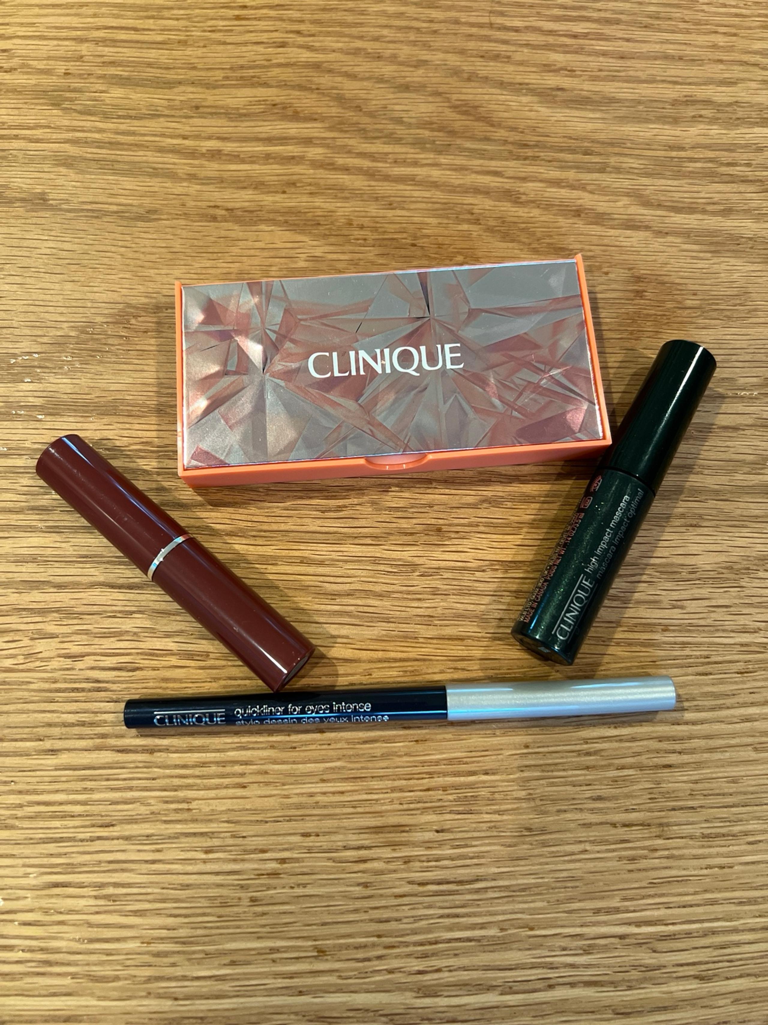 Clinique Limited Edition Eye Shadow & Blush Palette, Mascara, Eyeliner, Lipstick